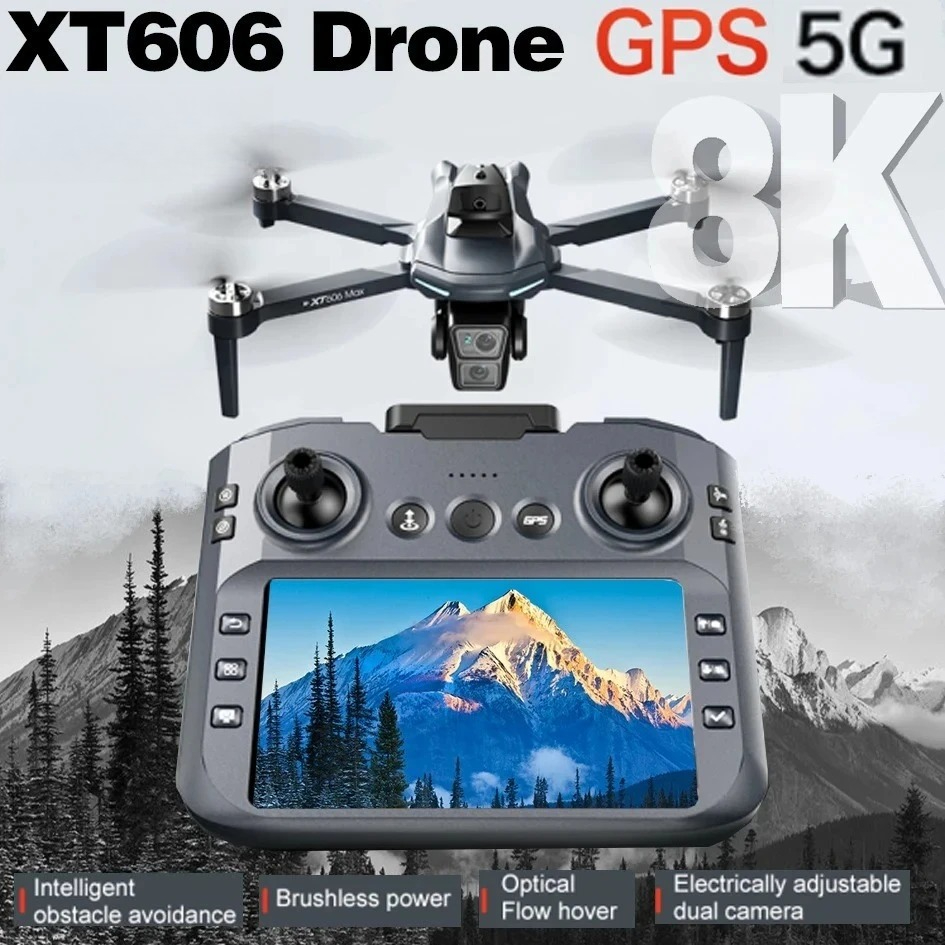 Rc Hobby China - Original XT606 Drone Professional 8K HD