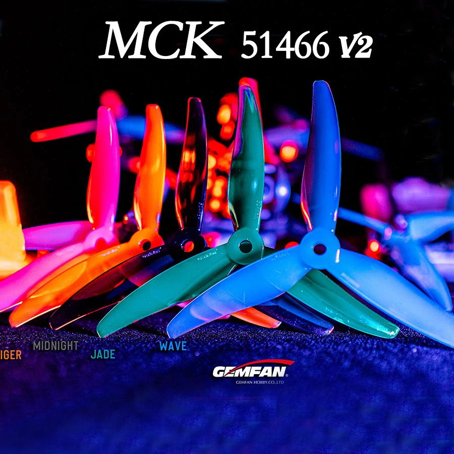 Rc Hobby Warehouse - 24pcs/12 pairs Gemfan 51466 V2 5inch