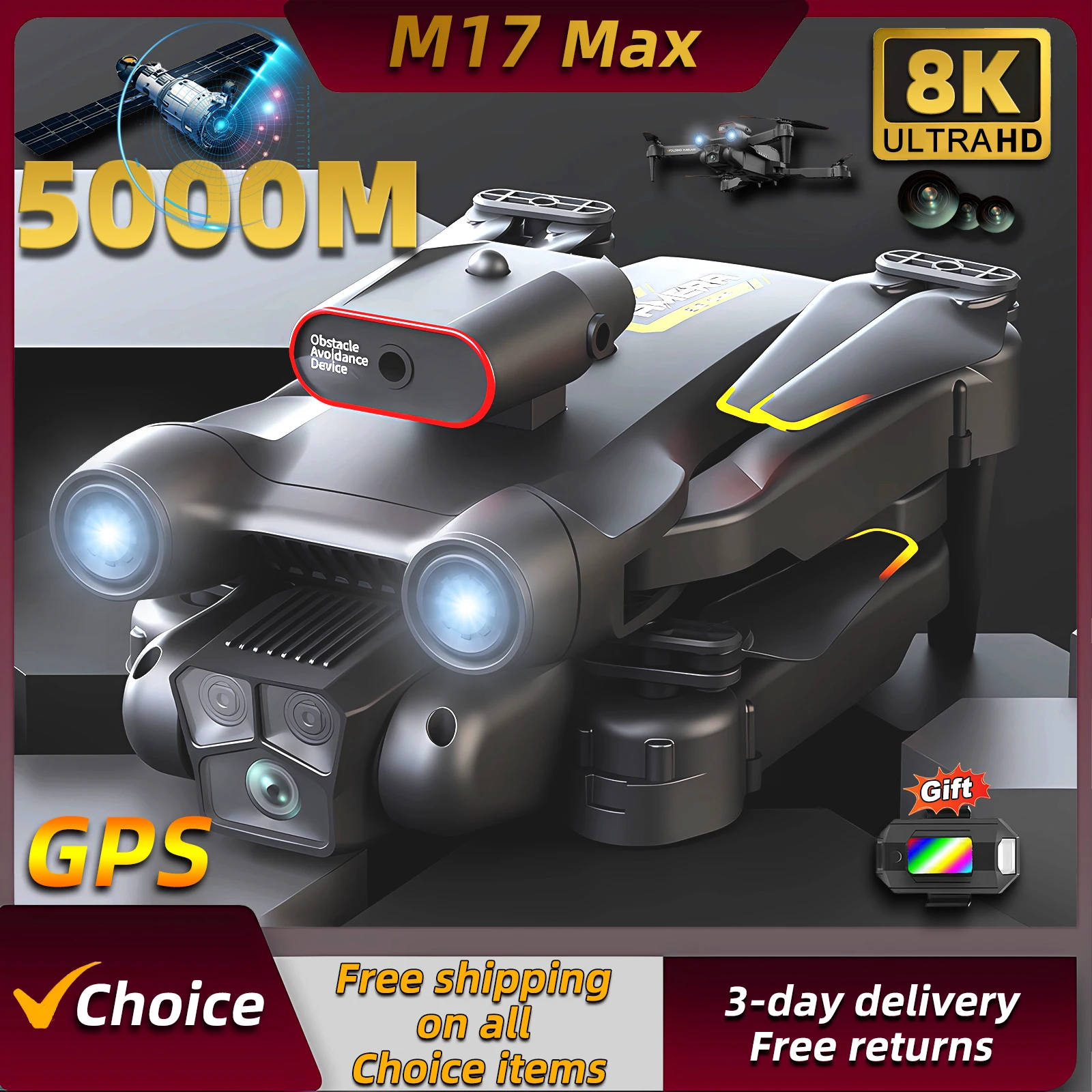 Rc Hobby China - New M17 Max Drone 8K Professinal