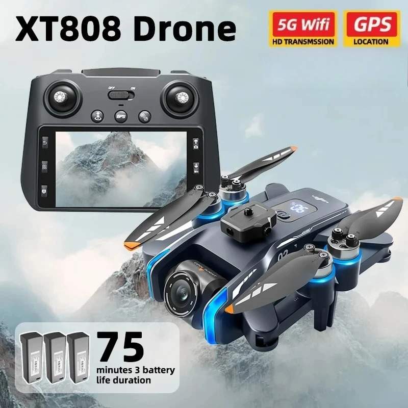 Rc Hobby China - Original XT808 Pro MAX Drone 4K