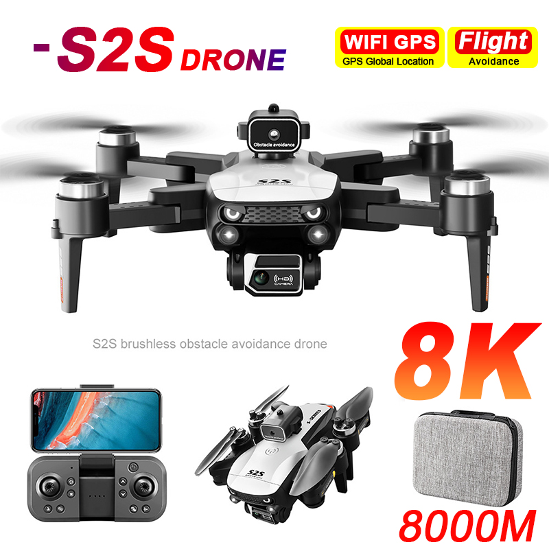 New S2S Drone 8K Professional  - огляд і ціна Rc Hobby China