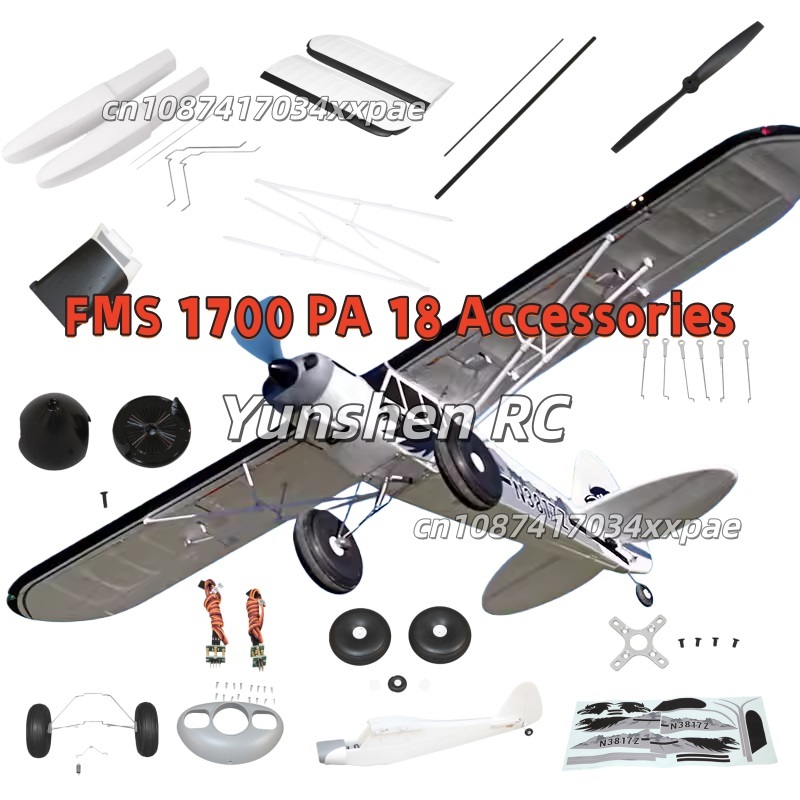 FMS RC Plane Decals For 1700mm - огляд і ціна Rc Hobby & Maskinservice I Eskilstuna