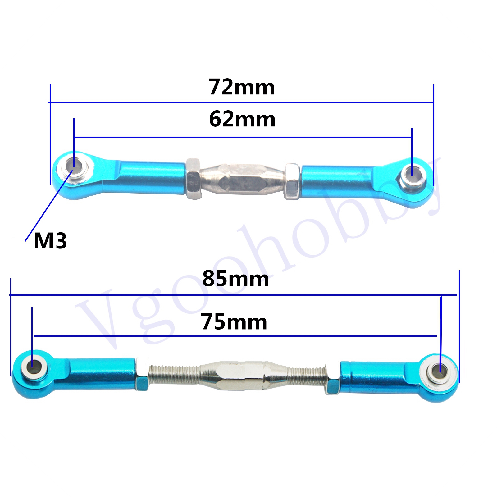 4Pack Metal Alloy RC Turnbuckl - огляд і ціна Rc Hobby Warehouse