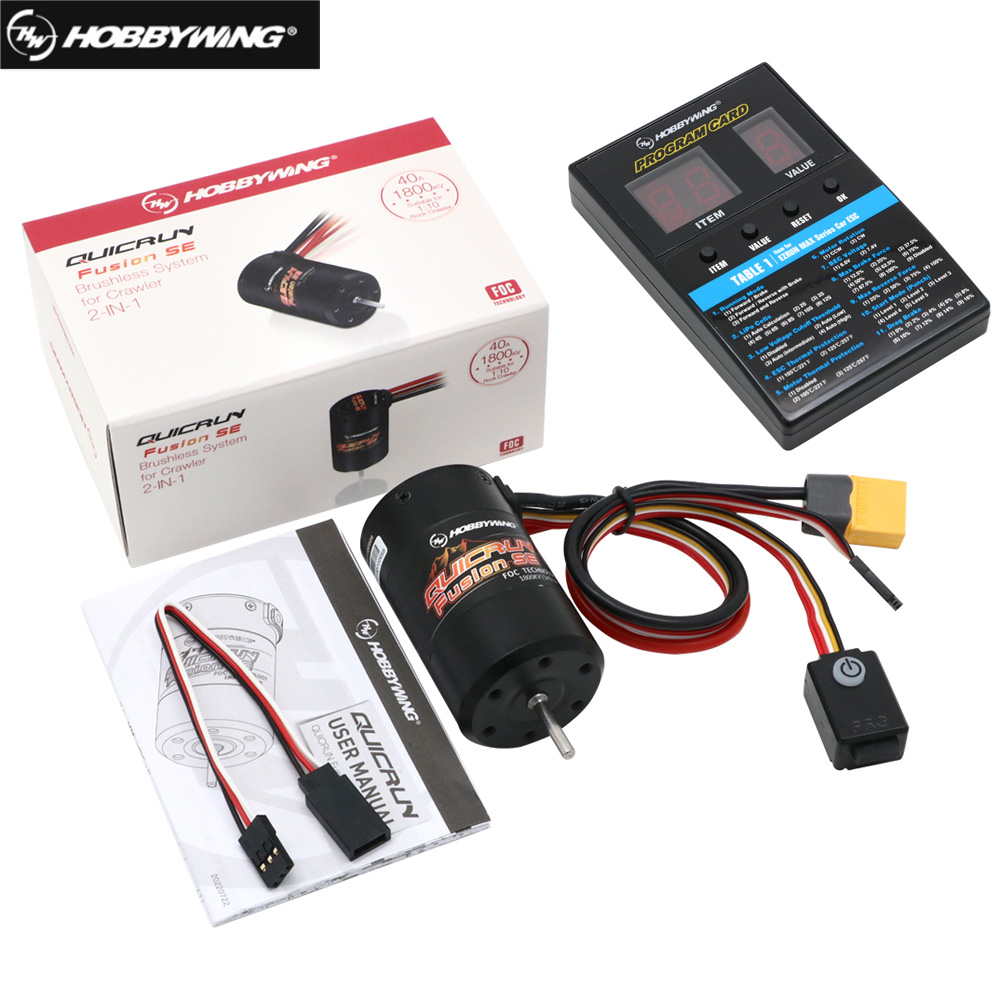Hobbywing QuicRun Fusion SE 12 - огляд і ціна Rc Hobby Grade Plane