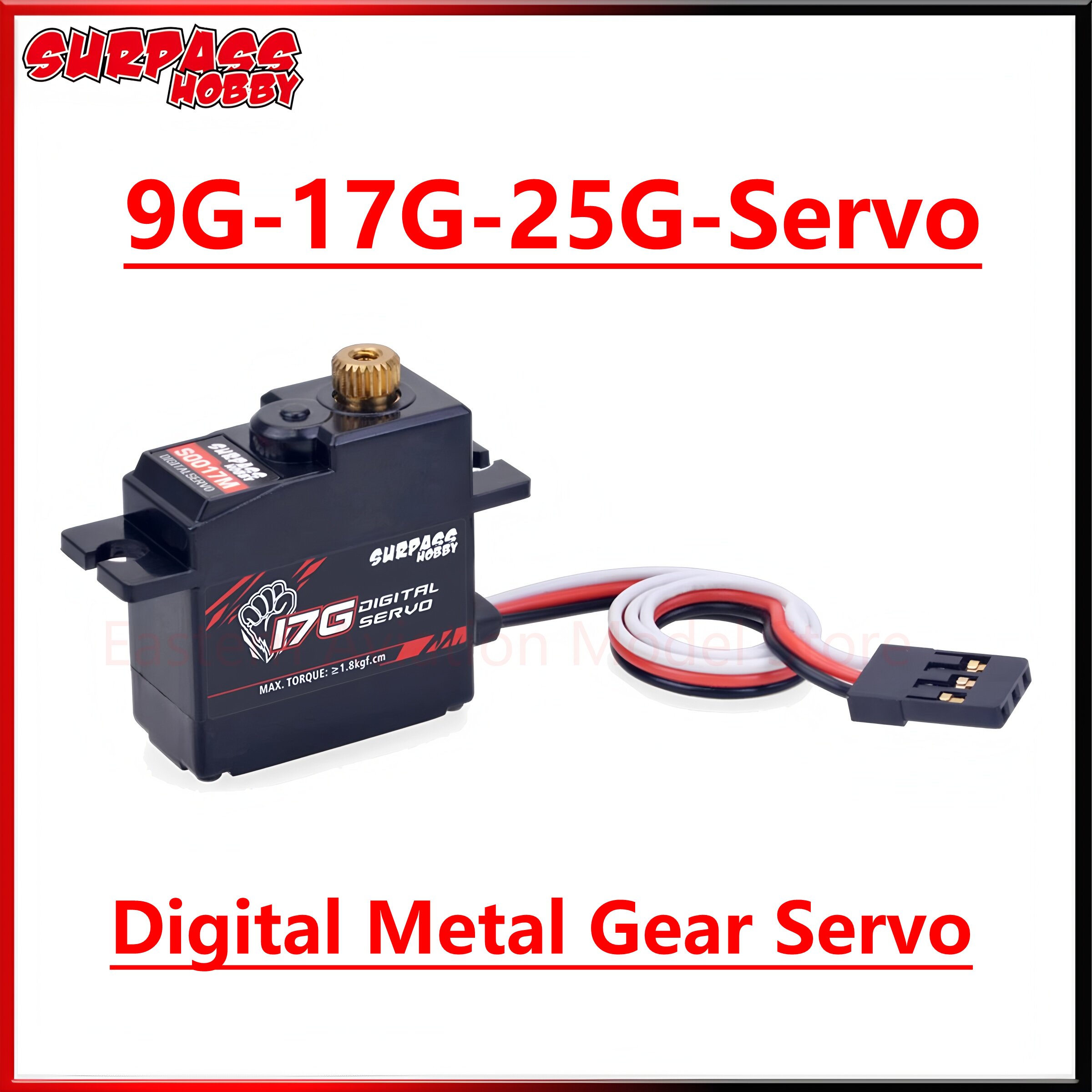Surpass Hobby S009M 9G S0017M  - огляд і ціна Rc Hobby & Maskinservice I Eskilstuna