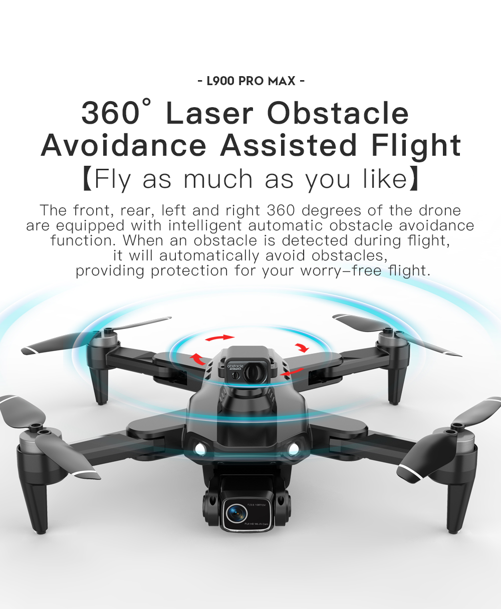 LYZRC L900 PRO MAX Laser obsta - огляд і ціна Rc Hobby China