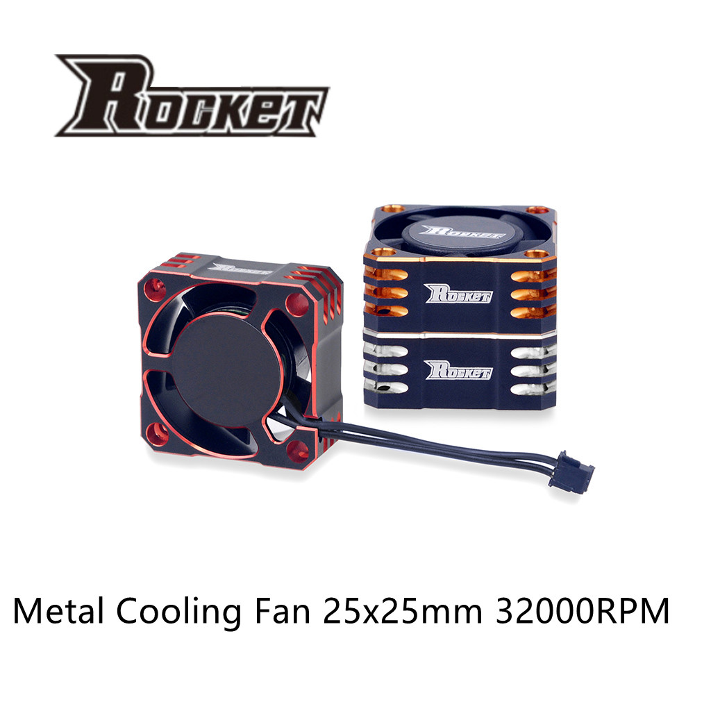 Rocket Metal Cooling Fan 25x25 - огляд і ціна Rc Hobby Grade Plane