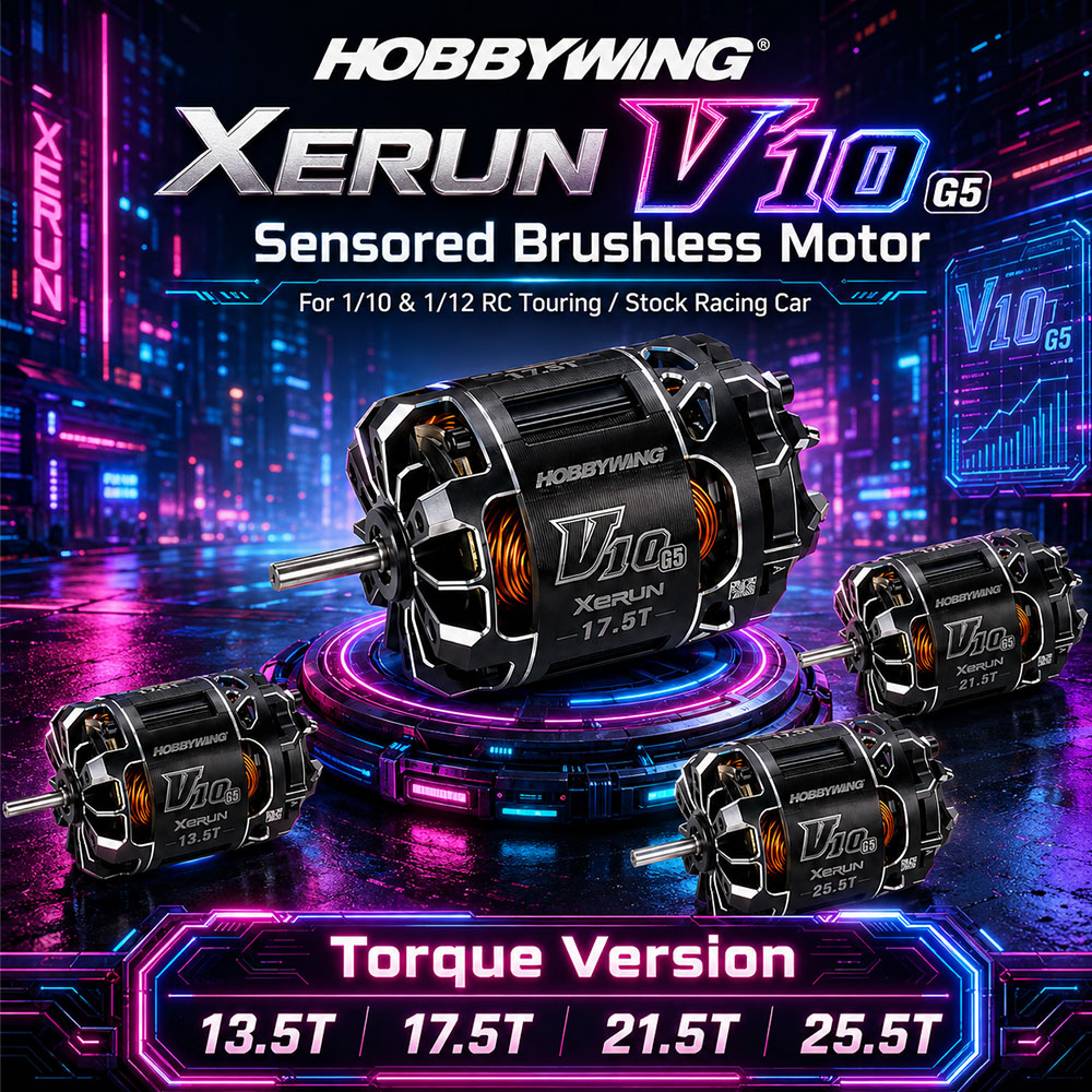 HOBBYWING XERUN V10 G5 Standar - огляд і ціна Rc Hobby Grade Plane